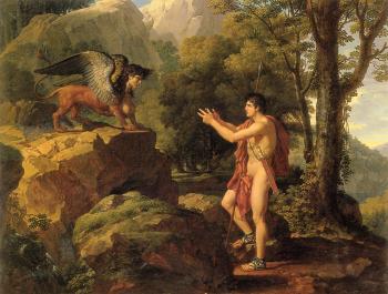 弗朗索瓦 澤維爾 法佈爾 Oedipus and the Sphinx 弗朗索瓦 澤維爾 法佈爾 Oedipus and the Sphinx